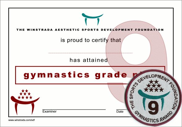Gymnastics Award - Grade 9
