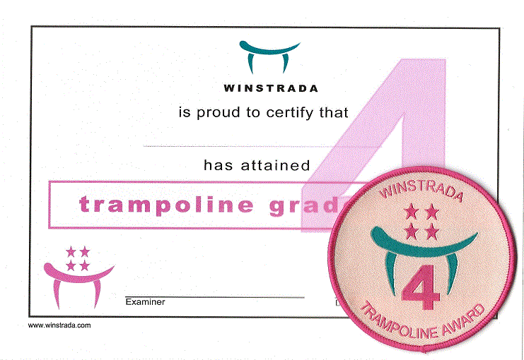 Trampolining Award - Grade 4
