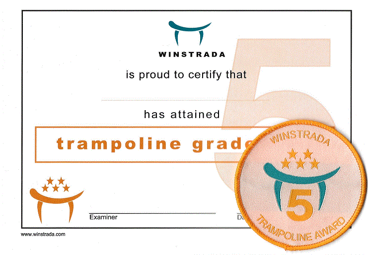 Trampolining Award - Grade 5
