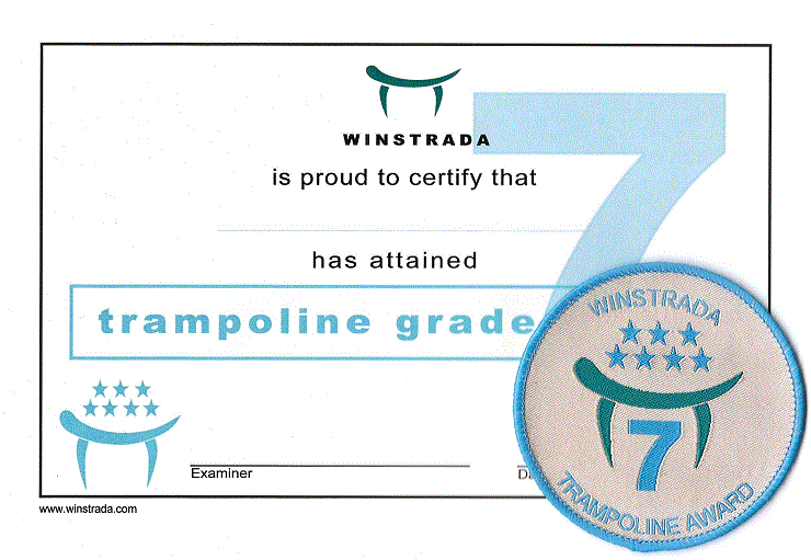 Trampolining Award - Grade 7
