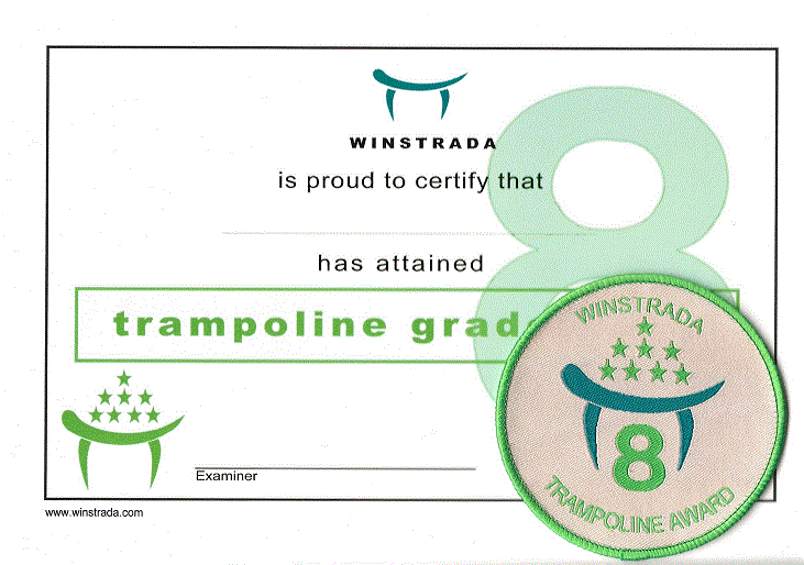 Trampolining Award - Grade 8
